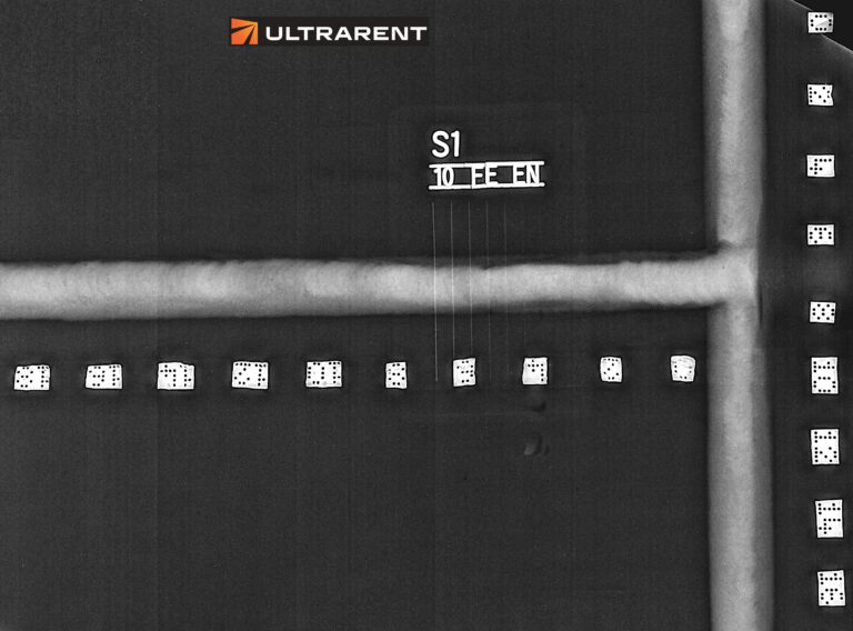 RT inspection of a steel tank – digital radiography